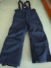 Cacao pantaloni-salopette sci unisex blu