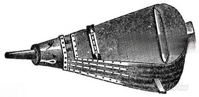 Mantice grande fabbro ferraio del1800 a soffietto 