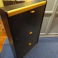 scarpiera laminato nera 