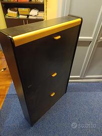 scarpiera laminato nera 