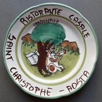 Piatto collezione Ristoranti del Buon Ricordo 1988