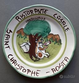 Piatto collezione Ristoranti del Buon Ricordo 1988