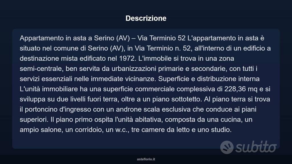 Appartamento – Serino, Raiano, Sala - Vista 5