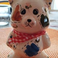salvadanaio orsacchiotto in ceramica