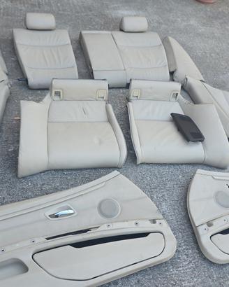 interni in pelle bianca BMW E92