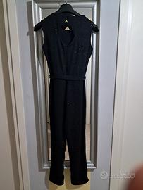 Salopette elegante OVS nera glitter , nuova co