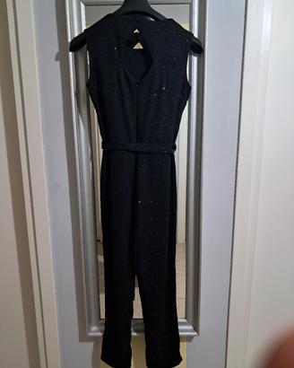 Salopette elegante OVS nera glitter , nuova co