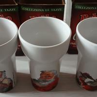 Set completo 3 tazze Coca-Cola babbo Natale