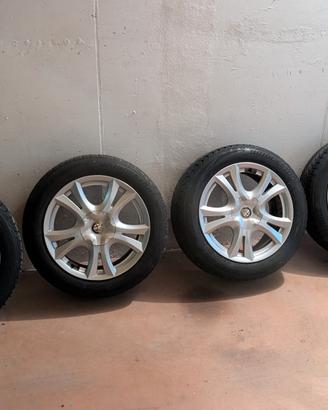 4 GOMME BRIDGESTONE TURANZA + CERCHI ALFA ROMEO 16