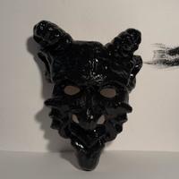 maschera in vera cartapesta antica