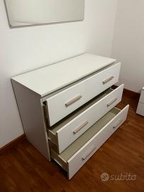 Cassettiera Bianca da camera