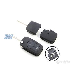 ALLOGGIAMENTO CHIAVE AUDI QUADRATA 2 PULSANTI CON 