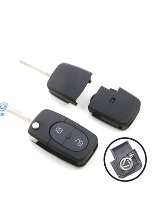 ALLOGGIAMENTO CHIAVE AUDI QUADRATA 2 PULSANTI CON 