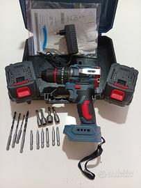 Trapano a batteria a Percussione motore Brushless 
