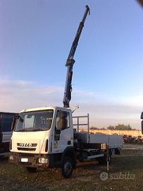 Iveco Eurocargo 75E18 Cassone fisso con grù - 2010