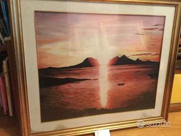 Quadro di Ronchi T. , cornice in foglia d’oro