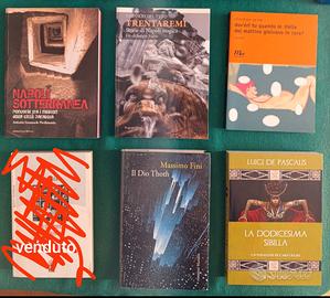 Lotto divisibile n. 5 libri genere vario