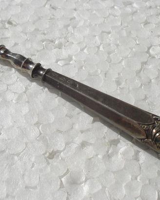 ANTICO TAGLIACARTE FINE META’ 800 ARGENTO 800 /47
