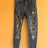 Jeans ragazzo 12/14 anni con strappi
