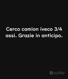 Camion iveco trakker