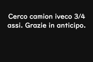 Camion iveco trakker