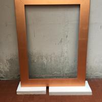 cornici legno in rame a foglia