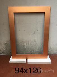 cornici legno in rame a foglia