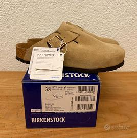 Birkenstock Boston tg.38 Sand/Taupe Nuove di zecca