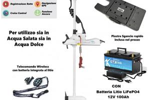 Motore elettrico di prua Cayman 12v - 24v