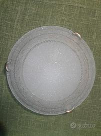 Lampada in vetro rotonda 30 cm