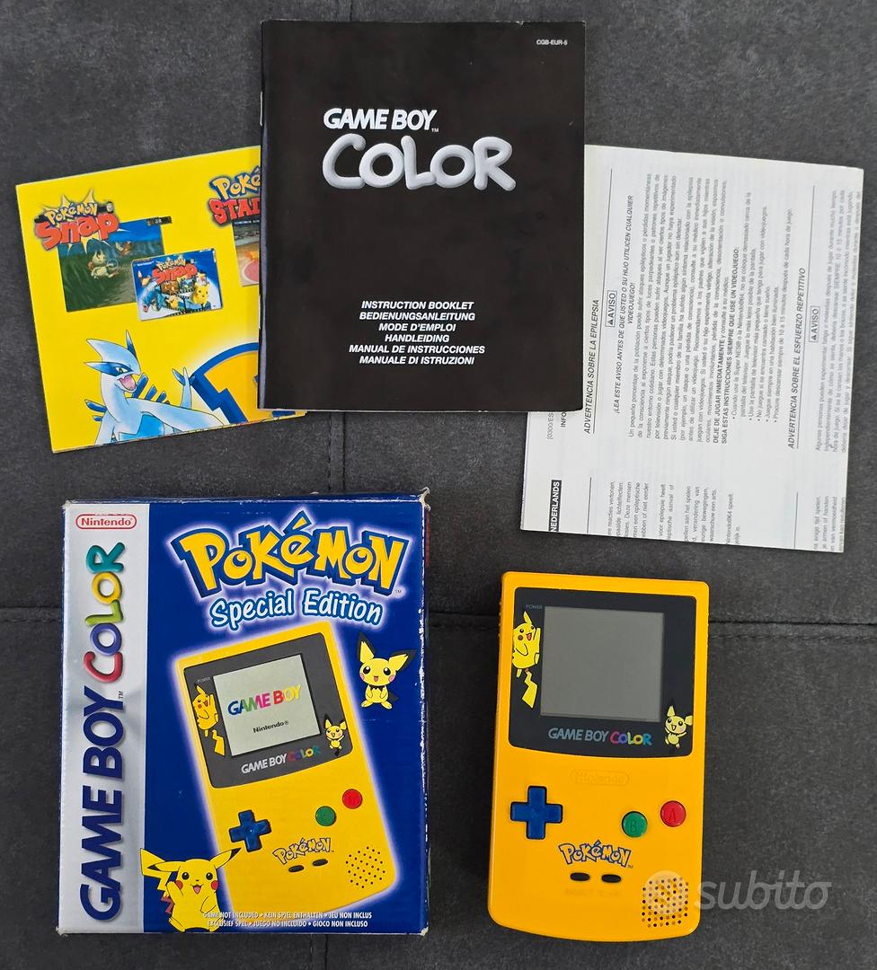 Gameboy color Special Edition Pikachu Originale - Console e Videogiochi ...