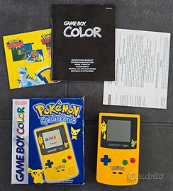Gameboy color Special Edition Pikachu Originale 