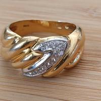 Anello oro 750 con zirconi