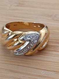 Anello oro 750 con zirconi