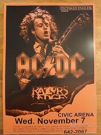 poster AC DC Angus Young formato A3 