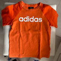 Adidas t shirt bambino 18 24 mesi arancione