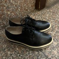 Scarpe stringate donna 39 nero