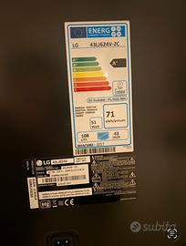 TV LG 43 Pollici Smart Full Hd