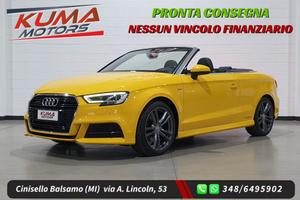 AUDI A3 2.0 TFSI 190cv Stronic Sline quattro cab