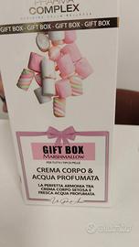 Set acqua profumata e crema corpo