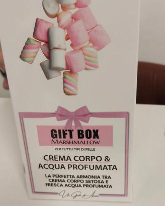 Set acqua profumata e crema corpo