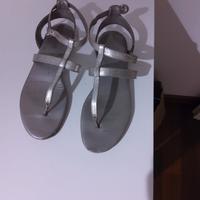 sandali donna Hogan tgl 40 pelle argento