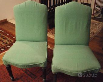 COPPIA POLTRONCINE IN TESSUTO