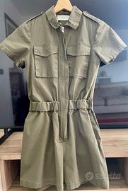Jumpsuit con zip taglia S