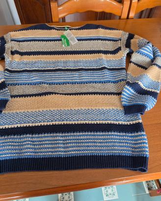 maglione cotone benetton M nuovo
