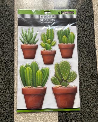 Sticker adesivi cactus