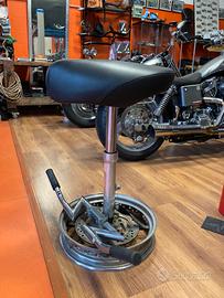 Sgabello da bar artigianale ( moto biker)