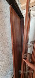 Infisso + portone in legno Douglas