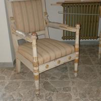 coppia poltrone stile impero