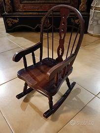 Modellino Sedia a Dondolo in Legno